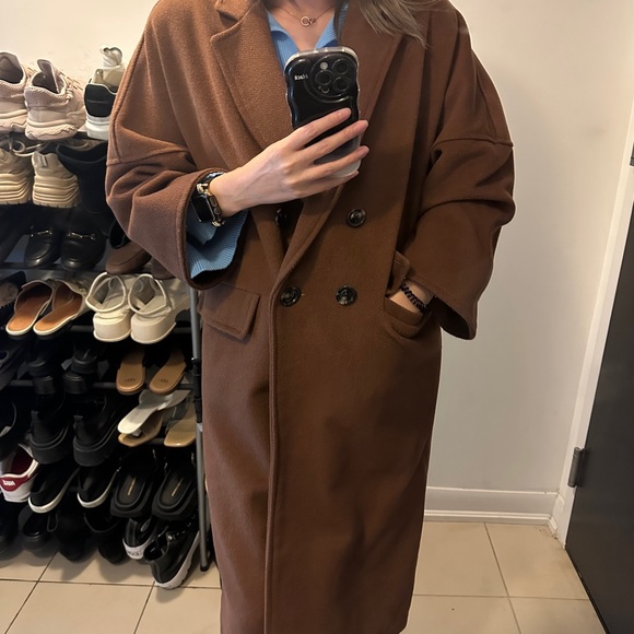 Tabaco/Dark Brown winter Coat - Picture 5 of 10